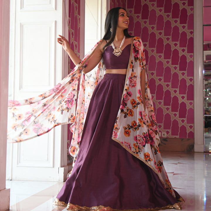 Sadabahar Lehenga set